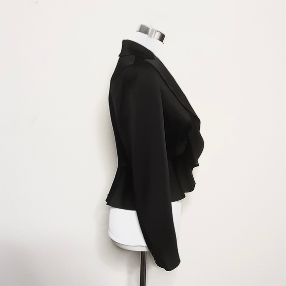 BCBG MAXAZRIA Black Formal Fitted Jacket Size Small - Picture 5 of 10
